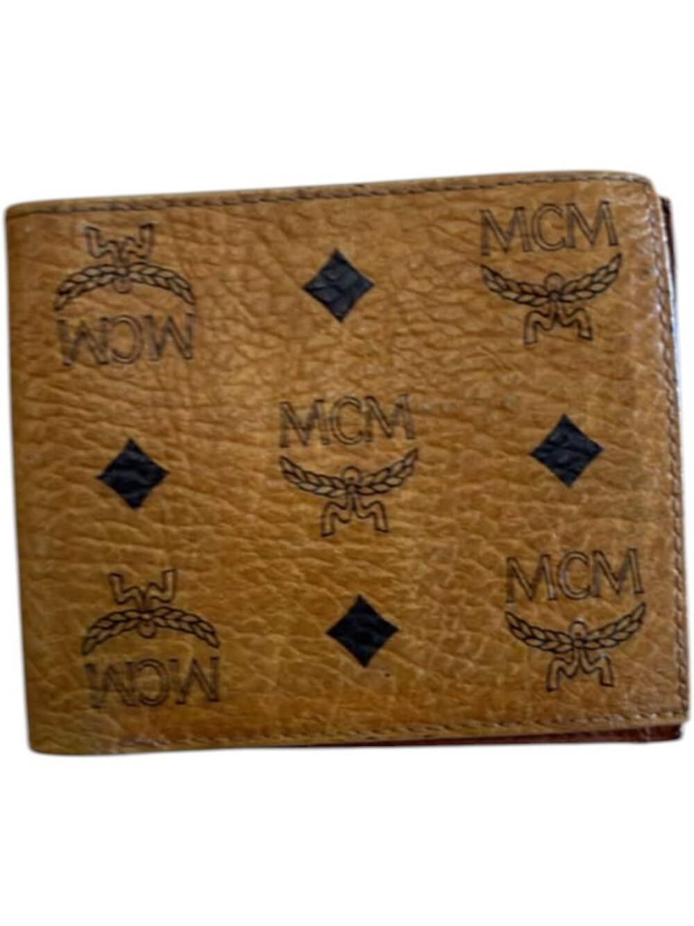580171CR C1 MCM Wallet Brown PVC